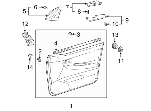 ELECTRICAL/SWITCHES for 2004 Toyota Corolla #1