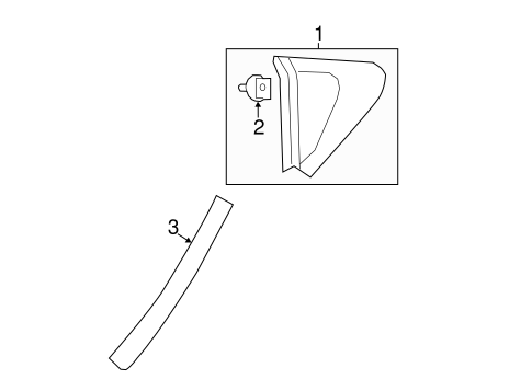 Exterior Trim - Quarter Panel for 2014 Mazda 6 #0