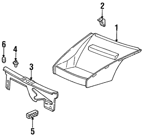 911 INTERIOR TRIM - FRONT STRUCTURE