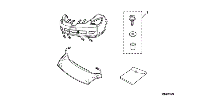 ACCESSORIES/NOSE MASK (FULL) (1) for 2003 Honda ACCORD COUPE #1