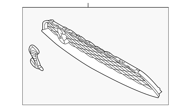 AR3Z-8200-AB Деталь GRILLE