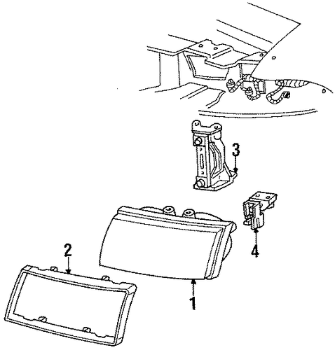 Lumina HEADLAMP COMPONENTS