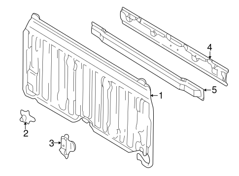 BODY/BACK PANEL for 2001 Toyota Tundra #2