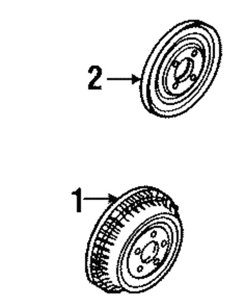 Rear Brakes for 1996 Buick Commercial Chassis #0