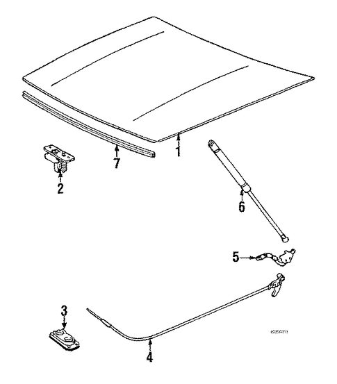944 HOOD & COMPONENTS