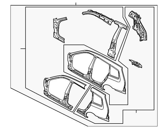 93185807 Деталь UNISIDE ASSY, LEFT