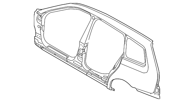 93185923 Деталь OUTER UNISIDE, LEFT