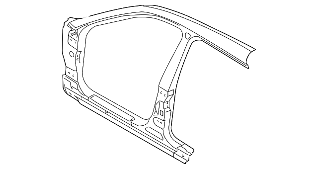 93186044 Деталь APERTURE PANEL, LEFT