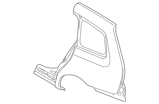93186065 Деталь QUARTER PANEL, RIGHT
