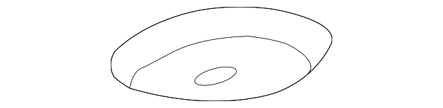 BR3Z-76672A40-AA Деталь SUNVISOR CAP, LEFT