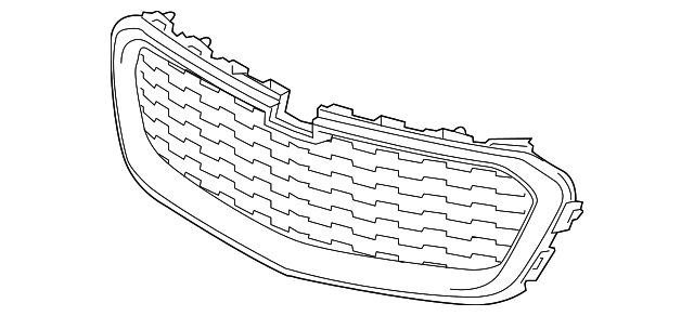 22995179 Деталь CENTER GRILLE