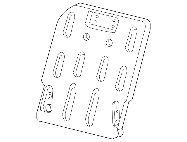 XR3Z6360508AA Деталь SEAT BACK PANEL, RIGHT