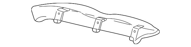 XR3Z6366800BA Деталь SEAT BACK PAD, RIGHT
