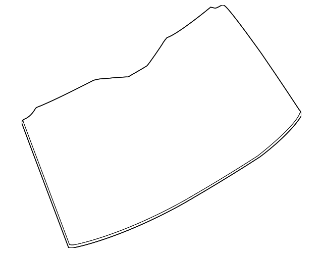 LR034268 Деталь LIFT GATE GLASS