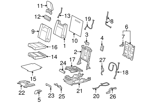 BODY/THIRD ROW SEATS for 2015 Toyota 4Runner #2