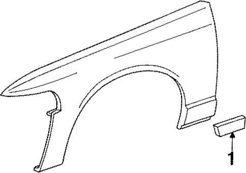 Grand Marquis EXTERIOR TRIM - FENDER