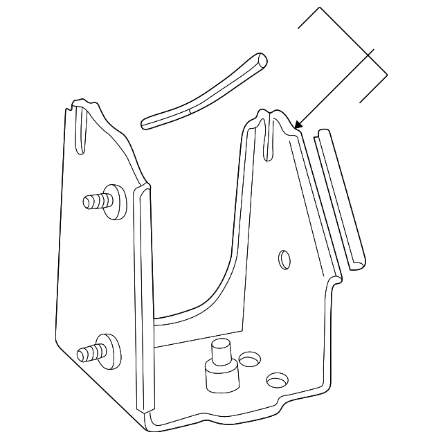 5064597 ABS PUMP ASSY MOUNT BRACKET