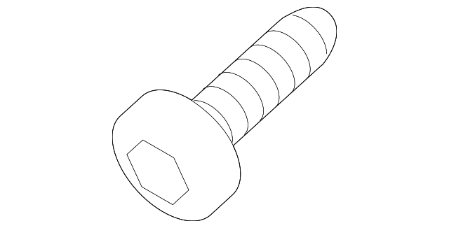 -W505964-S437 DOOR TRIM PANEL SCREW, LEFT