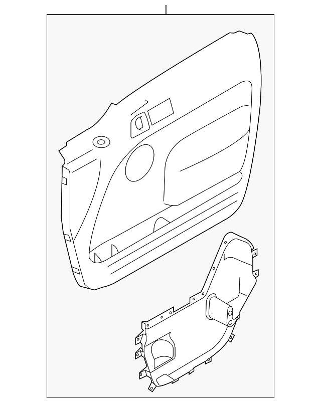 9T1Z-6123943-AA DOOR TRIM PANEL, LEFT