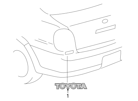 BODY/EXTERIOR TRIM - REAR BODY for 2002 Toyota Echo #1