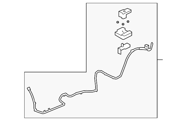 92216221 Деталь POSITIVE CABLE