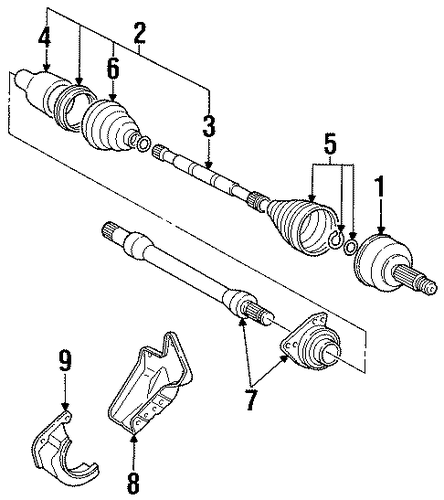 Mystique DRIVE AXLES