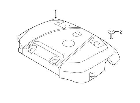 XC60 ENGINE APPEARANCE COVER