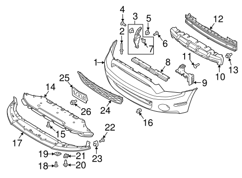 Mustang BUMPER & COMPONENTS - FRONT