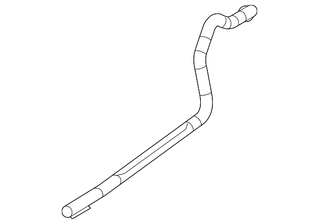 BR3Z-5A212-B EXHAUST PIPE, RIGHT