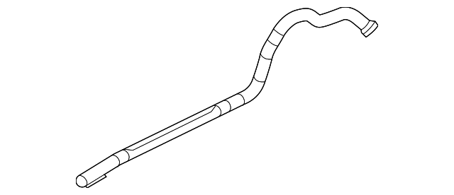 BR3Z-5A212-D EXHAUST PIPE, LEFT