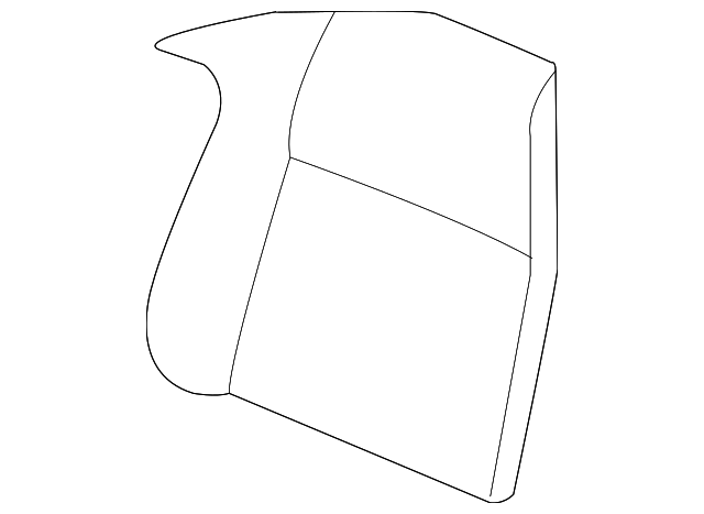 C2P16776LEG Деталь SEAT BACK COVER, RIGHT