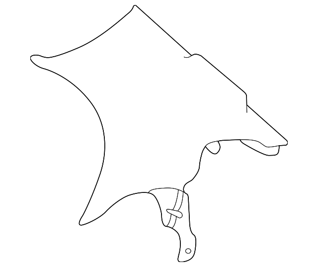 C2S2245AGD Деталь UPPER QTR TRIM, RIGHT
