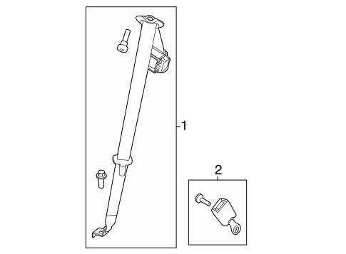 Police Interceptor Utility THIRD ROW SEAT BELTS