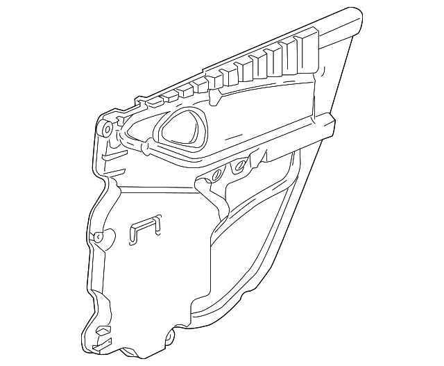 15870688 Деталь WATER DEFLECTOR, RIGHT