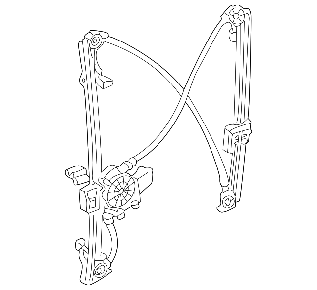 LR006372 Деталь WINDOW REGULATOR, LEFT