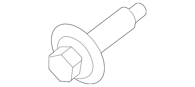 C2D18966 Деталь UPPER TIE BAR LOWER BOLT, RIGHT