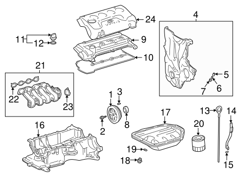 FUEL SYSTEM/INTAKE for 2004 Scion xB #1