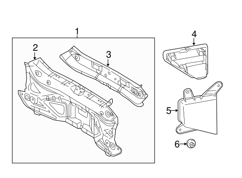 Rear Body for 2015 Mitsubishi Mirage #0