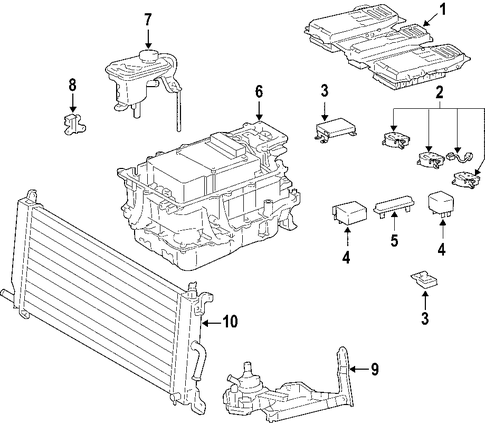 HYBRID COMPONENTS/HYBRID COMPONENTS for 2006 Toyota Highlander #1