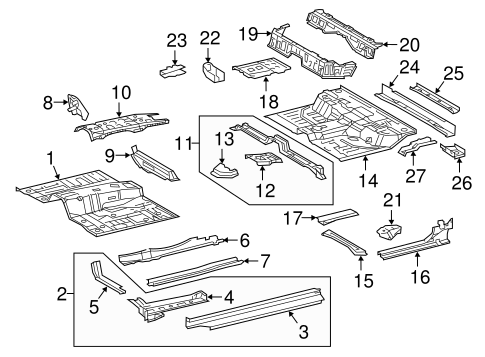 BODY/FLOOR - CAB for 2016 Toyota Tacoma #1