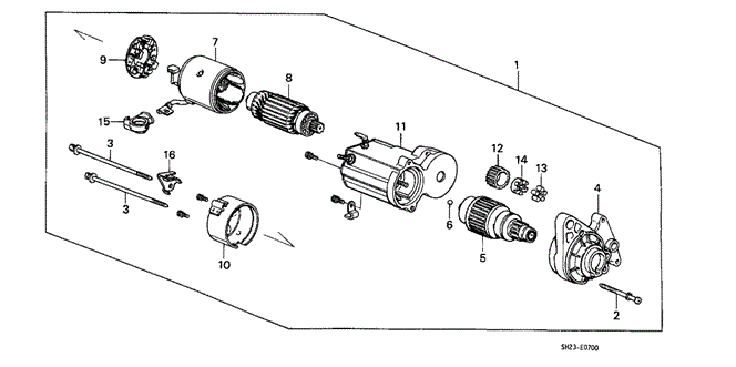 Starter Motor Assembly (Drdfe) (Denso) Starter Motor Assembly (Drdfe) (Denso)