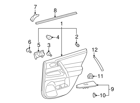 ELECTRICAL/REAR DOOR for 2010 Toyota Highlander #2