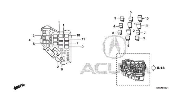 Control Unit (Engine Room) (2) for 2008 Acura RDX #0