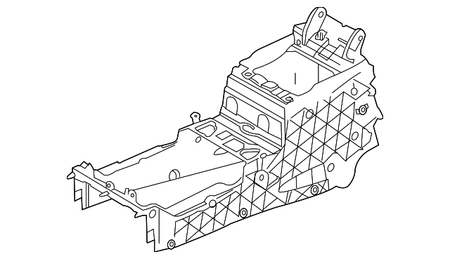 LR026228 Деталь CONSOLE BODY