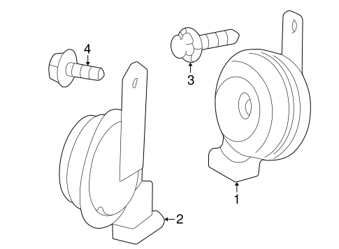 ELECTRICAL/HORN for 2001 Toyota Celica #1