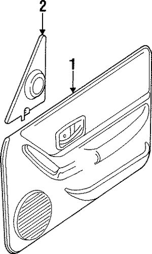 Cherokee INTERIOR TRIM - FRONT DOOR 2