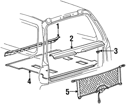 Navigator INTERIOR TRIM - REAR BODY