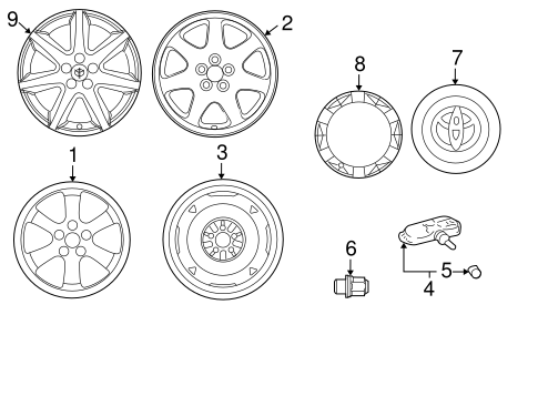 ELECTRICAL/TIRE PRESSURE MONITOR COMPONENTS for 2006 Toyota Prius #1