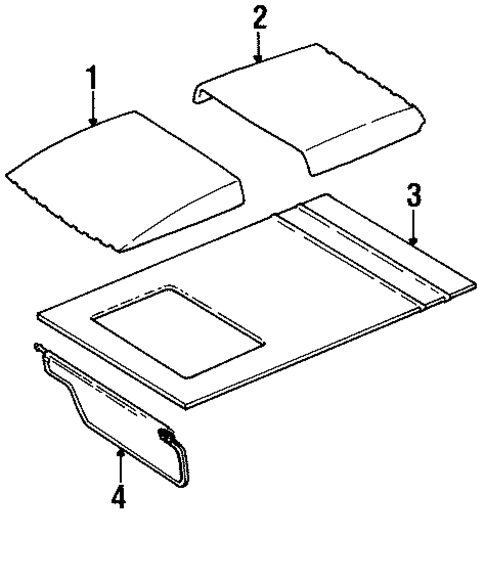 Grand Wagoneer INTERIOR TRIM - ROOF