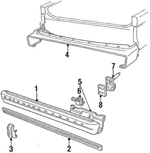 Marquis REAR BUMPER